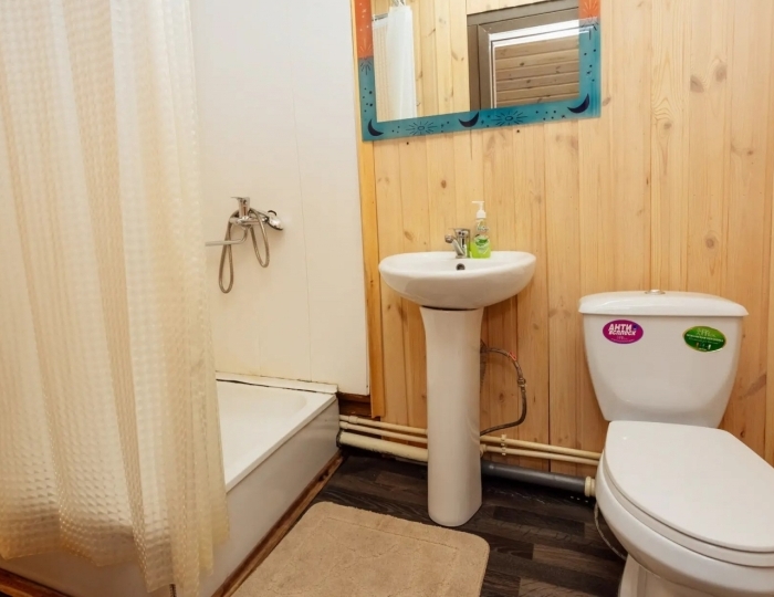 Эконом 3-местный 2-комнатный (№7) к.3 - База отдыха «Ергаки»